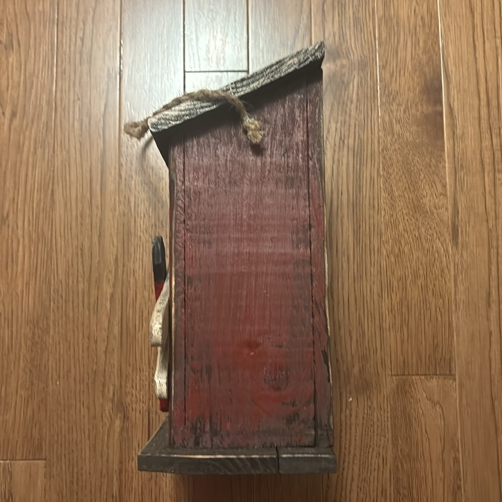 Handmade Rustic Dragonfly Birdhouse - Picture 4 of 4